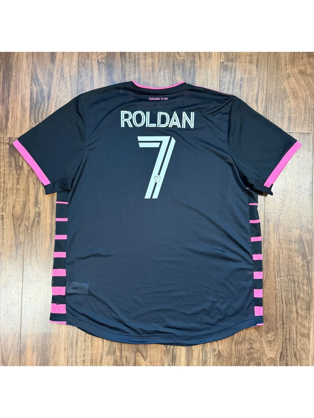Adidas Seattle Sounders Roldan #7 Nightfall Jersey 2XL 2020 Pink MLS Soccer USA